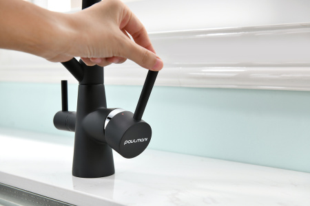 Смеситель для кухни Paulmark SIEGEN Si213111-AN на мойку черный